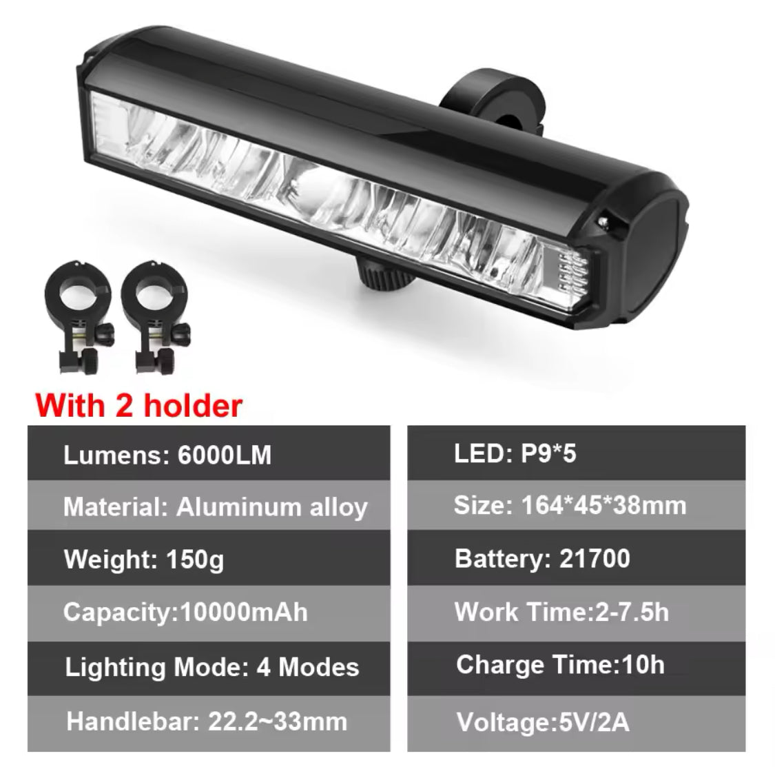 Front Light bar 6000 lumen